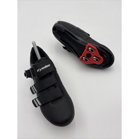 (889) Size 7.5 (38 EU) Kyedoo Cycling Shoes Black Clip In Men / Women - Picture 3 of 7